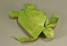 Origami Leatherback turtle by Pasquale d
