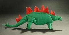 Origami Stegosaurus by Fernando Gilgado Gomez on giladorigami.com