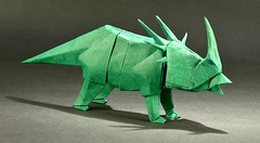 Origami Styracosaurus by Fernando Gilgado Gomez on giladorigami.com