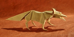 Origami Fox by Gotani Tetsuya on giladorigami.com