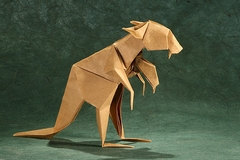Origami Kangaroo by Gotani Tetsuya on giladorigami.com