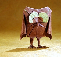Origami Crazy owl by Sebastien Limet (Sebl) on giladorigami.com