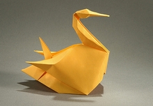 Origami Northern gannet by Gerard Ty Sovann on giladorigami.com