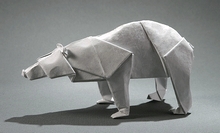 Origami Polar bear by Gerard Ty Sovann on giladorigami.com