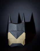 Origami Batman mask by Barth Dunkan (Magic Fingaz) on giladorigami.com
