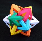 Origami Crystal star by Kawashima Hideaki on giladorigami.com