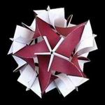Origami Flexible icosahedron by Toshikazu Kawasaki on giladorigami.com