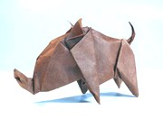 Origami Wild boar by Akira Yoshizawa on giladorigami.com