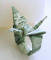Origami Crane ring by Jim Churn on giladorigami.com