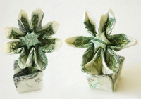 Origami Flower in a pot by Herman Lau on giladorigami.com