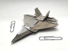 Origami F-22A Raptor by Ryo Aoki on giladorigami.com