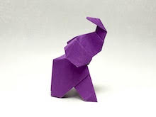 Origami Elephant by Kamo Hiroo on giladorigami.com