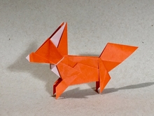 Origami Fox by Kobayashi Hiroaki on giladorigami.com