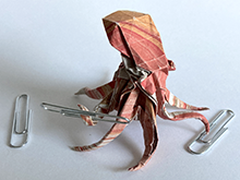 Origami Octopus by Satoshi Kamiya on giladorigami.com