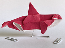Origami Orca by Fukuroi Kazuki on giladorigami.com