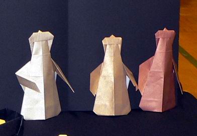 Origami Wise men by John Montroll on giladorigami.com