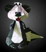 Origami Pepe Le Pew by Carlos Gonzalez Santamaria (Halle) on giladorigami.com
