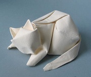 Origami Cat - dreaming by Giang Dinh on giladorigami.com