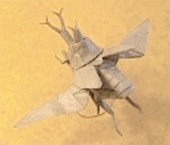 Origami Kabuto beetle by Seth M. Friedman on giladorigami.com