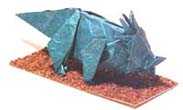 Origami Styracosaurus by Fumiaki Kawahata on giladorigami.com
