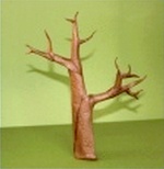 Origami Bare tree by John Montroll on giladorigami.com