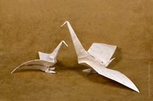 Origami Taarakian dragon glider by J.C. Nolan on giladorigami.com