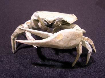 Origami Fiddler crab by Brian Chan on giladorigami.com