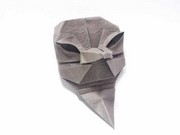 Origami Heaven guardian mask - Tengu by Etsuro Bodaiji on giladorigami.com