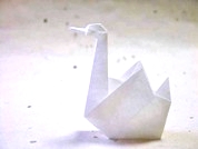Origami Swan by Edwin Corrie on giladorigami.com