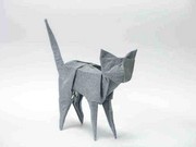 Origami Cat by Juan Lopez Figueroa on giladorigami.com