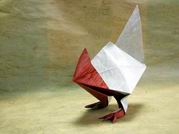 Origami Rooster by Jun Maekawa on giladorigami.com