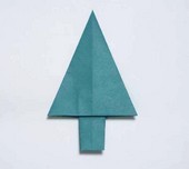Origami Christmas tree by John Montroll on giladorigami.com