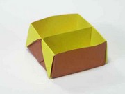 Origami Box with central division 1 by Philip Shen on giladorigami.com