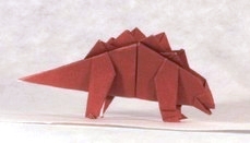 Origami Stegosaurus by Fernando Gilgado Gomez on giladorigami.com