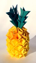 Origami Pineapple by Kumasaka Hiroshi on giladorigami.com