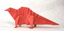 Origami Amargasaurus by Fumiaki Kawahata on giladorigami.com
