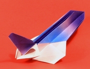 Origami Space shuttle by Toshikazu Kawasaki on giladorigami.com