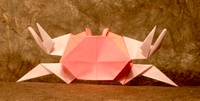 Origami Crab by Jun Maekawa on giladorigami.com