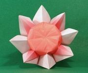 Origami Sunflower by Nilva Pillan on giladorigami.com