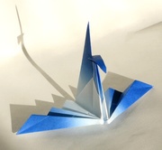 Origami Crane folding wings by Traditional on giladorigami.com