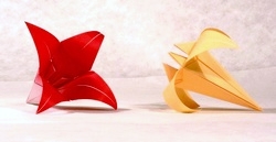 Origami Iris by Traditional on giladorigami.com