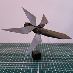 Origami Dragonfly by Jiahui Li (Syn) on giladorigami.com