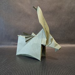 Origami Flying goat by Jiahui Li (Syn) on giladorigami.com