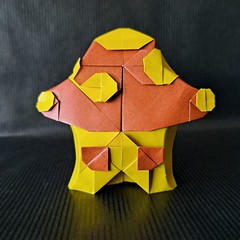 Origami Mushroom by Jiahui Li (Syn) on giladorigami.com
