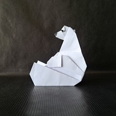 Origami Polar bear by Jiahui Li (Syn) on giladorigami.com