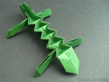 Origami Lizard by Evan Zodl on giladorigami.com