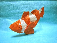 Origami Clownfish by Nicolas Gajardo Henriquez on giladorigami.com