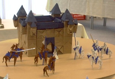 Origami Camelot Castle by Lew Rozelle on giladorigami.com