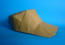 Origami Cap by Paulius Mielinis on giladorigami.com