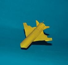 Origami Fighter plane by Paulius Mielinis on giladorigami.com